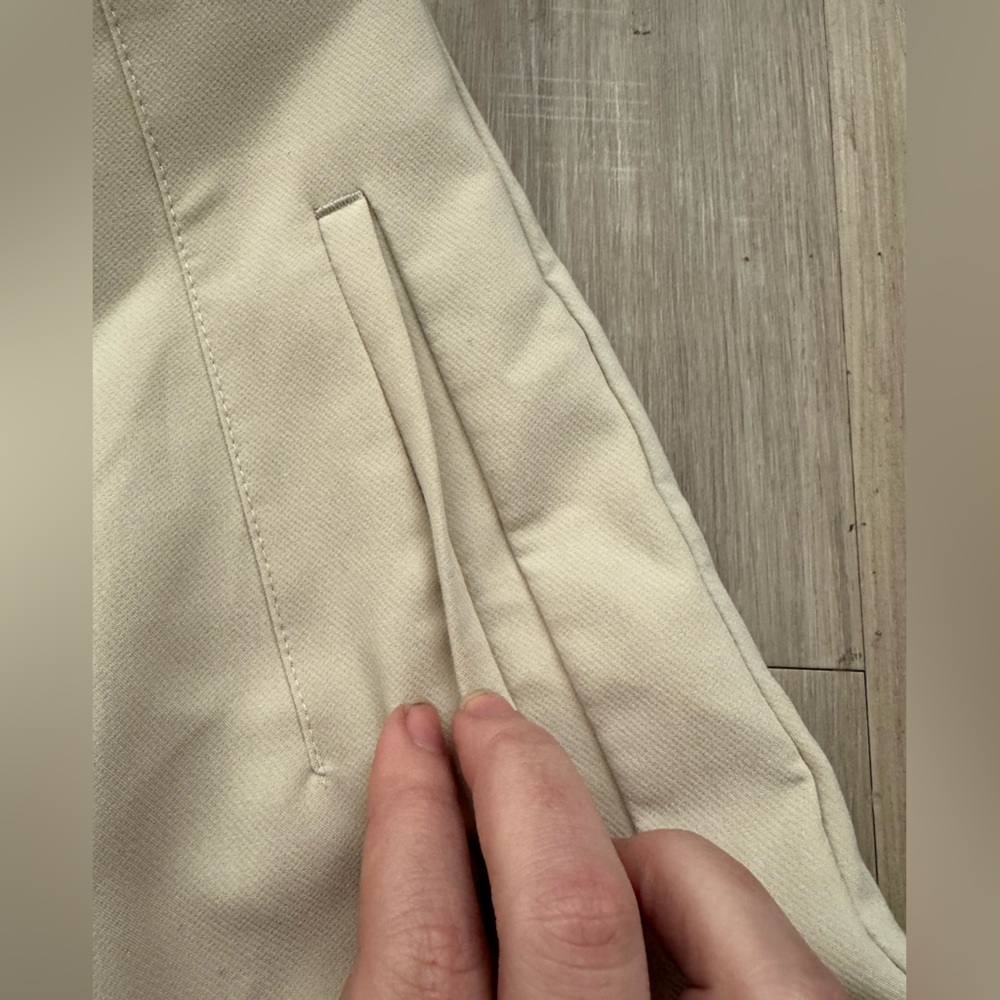 Zara Cream High Waisted Pants - Picture 8 of 12